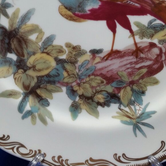 Vintage Exotic Birds Dinner Plate Pattern B Andrea by Sadek Pre-Owned - Picture 6 of 10